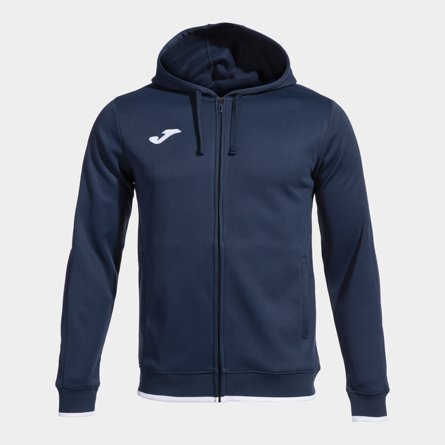 Chaqueta con capucha hombre Olimpiada gris melange negro