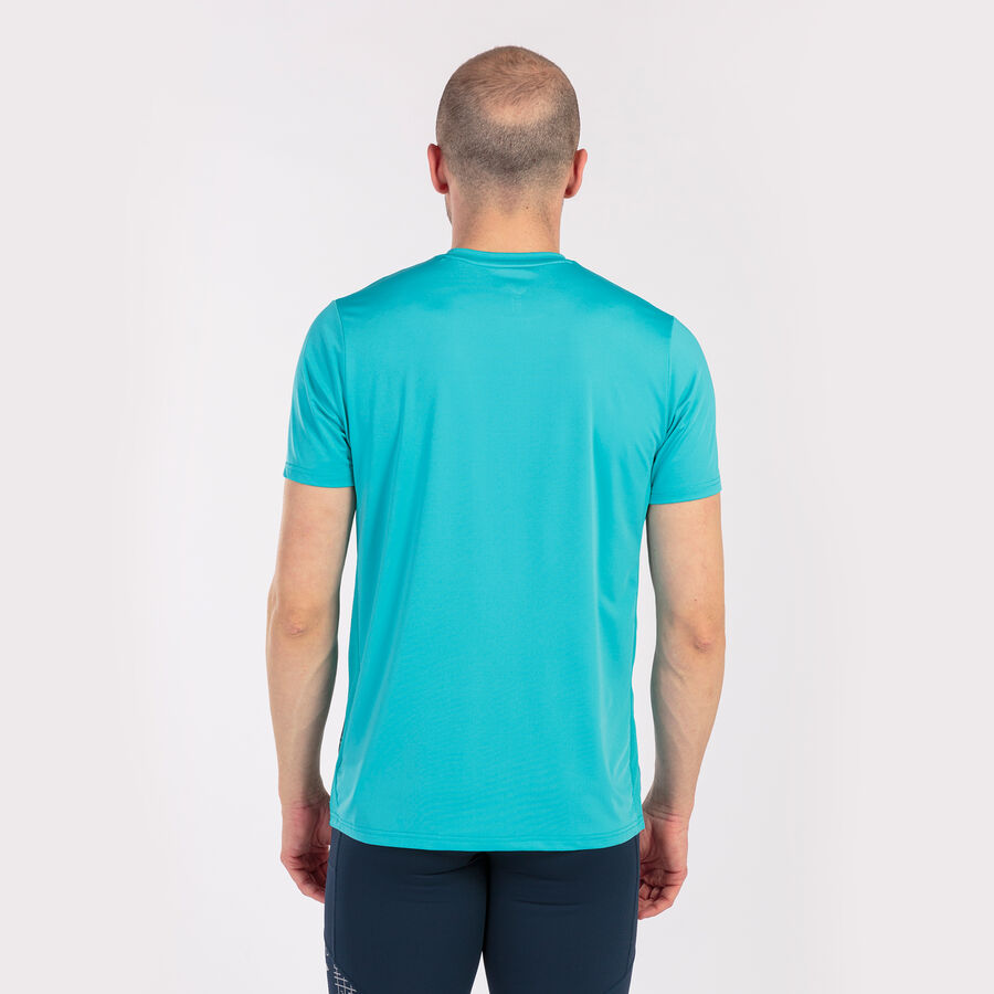 Camiseta manga corta hombre Elite VIII marino amarillo flúor