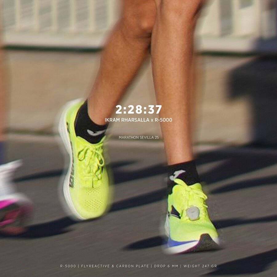 Zapatillas running R.5000 25 unisex amarillo flúor