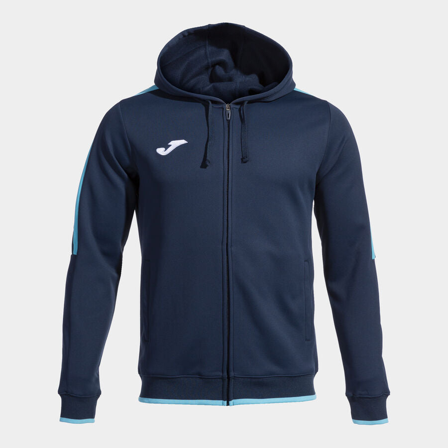 Chaqueta con capucha hombre Olimpiada gris melange negro
