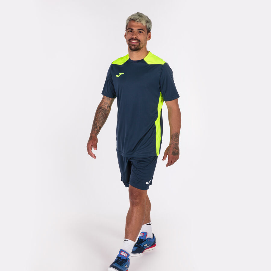 Camiseta manga corta hombre Championship VI blanco gris