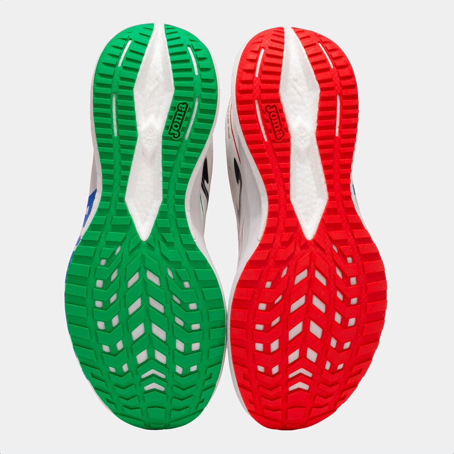 Zapatillas running R.2000 Italia 24 unisex verde rojo