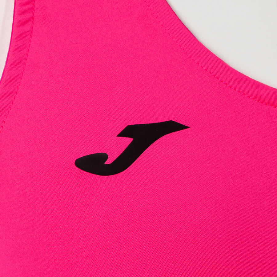Camiseta tirantes mujer R-Winner naranja flúor