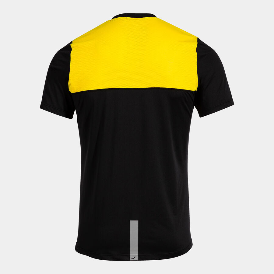 Camiseta manga corta hombre R-Trail Nature amarillo negro
