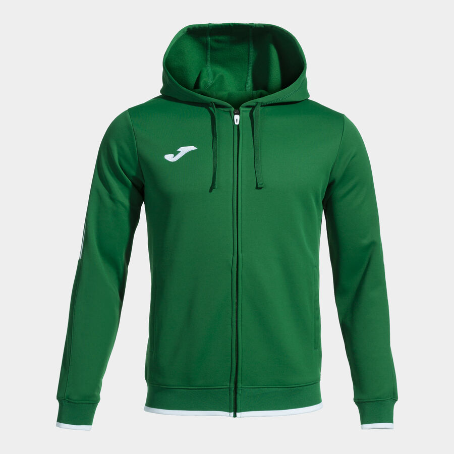 Chaqueta con capucha hombre Olimpiada gris melange negro