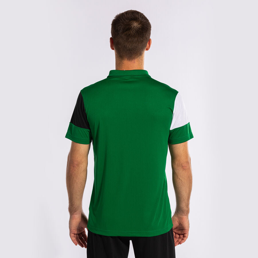 Polo manga corta hombre Crew V rojo marino