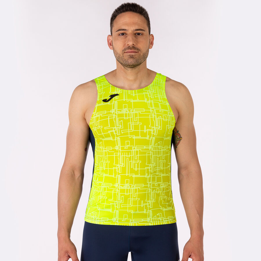 Camiseta tirantes hombre Elite VIII negro