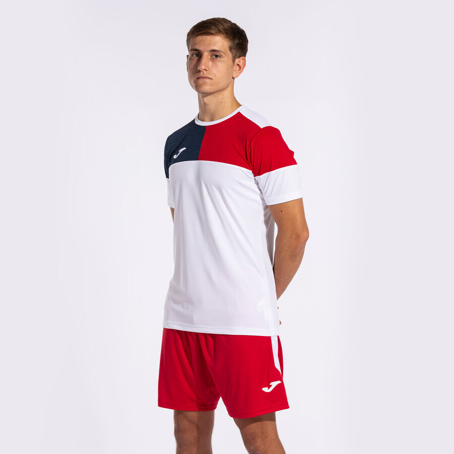 Short hombre Glasgow rojo blanco