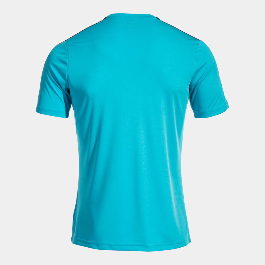 Camiseta manga corta hombre Olimpiada gris melange negro
