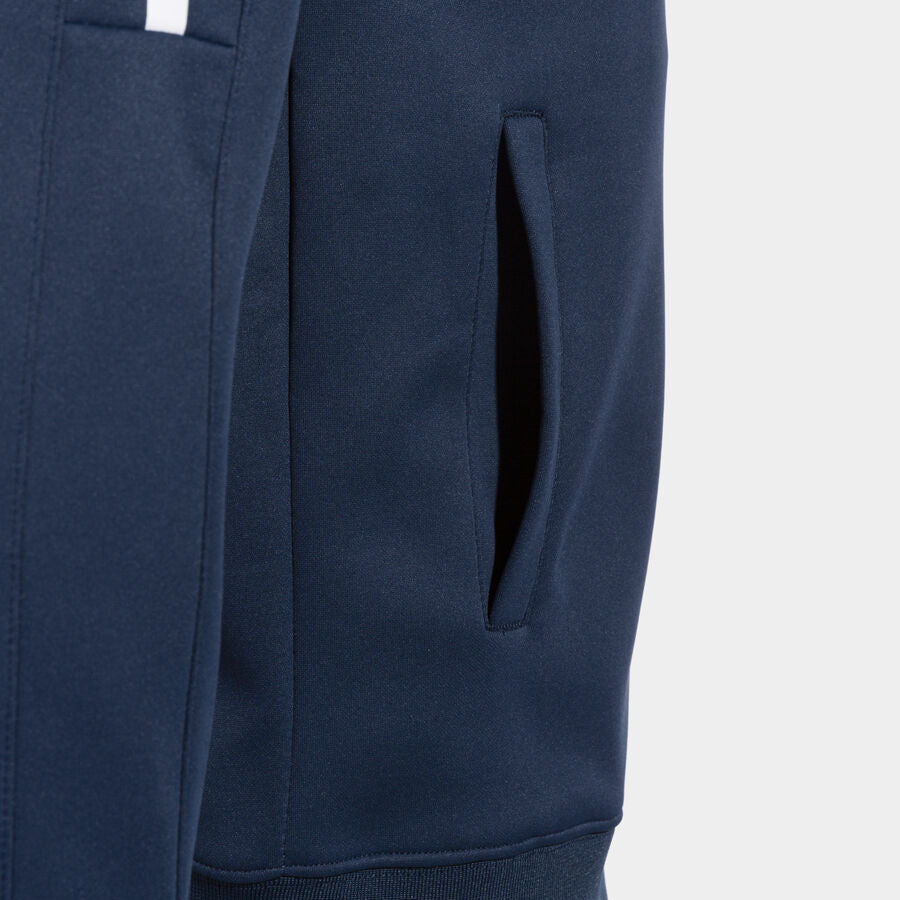 Chaqueta con capucha hombre Olimpiada gris melange negro