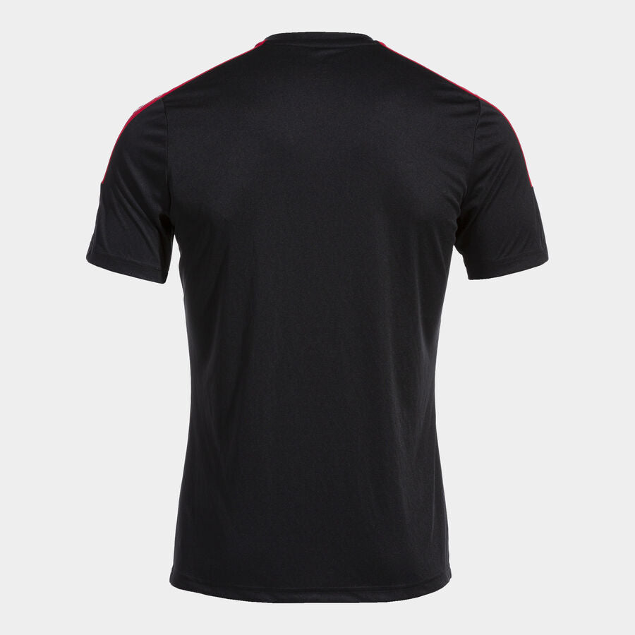 Camiseta manga corta hombre Olimpiada gris melange negro