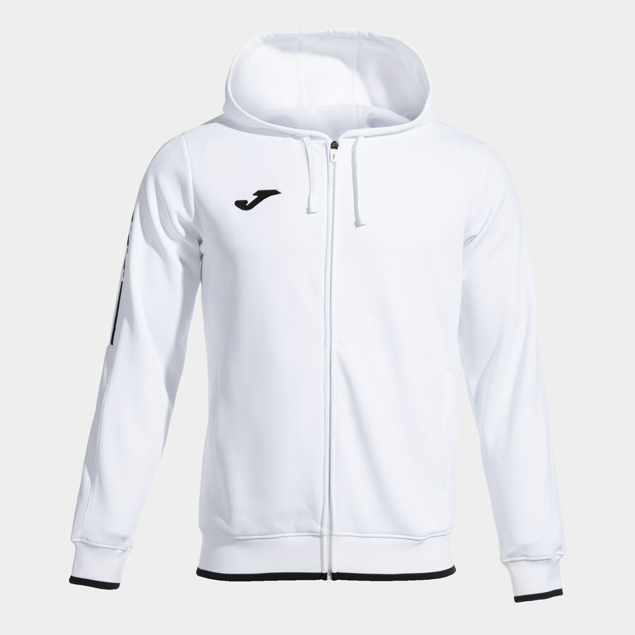 Chaqueta con capucha hombre Olimpiada gris melange negro