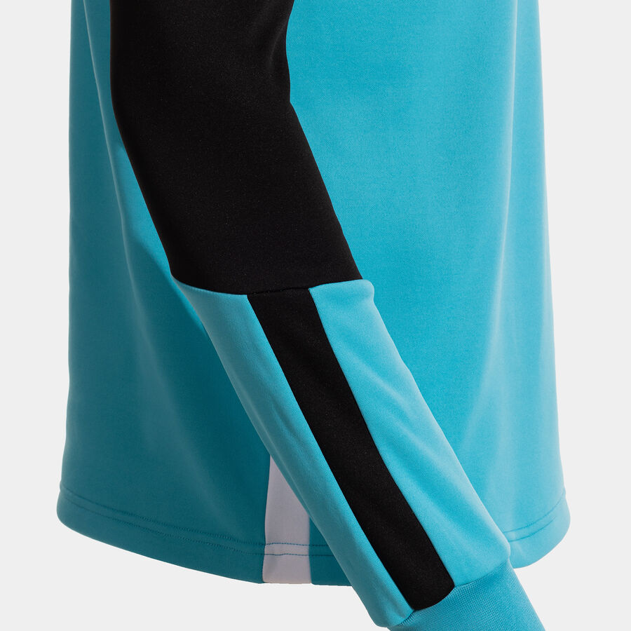 Sudadera hombre Danubio turquesa flúor negro