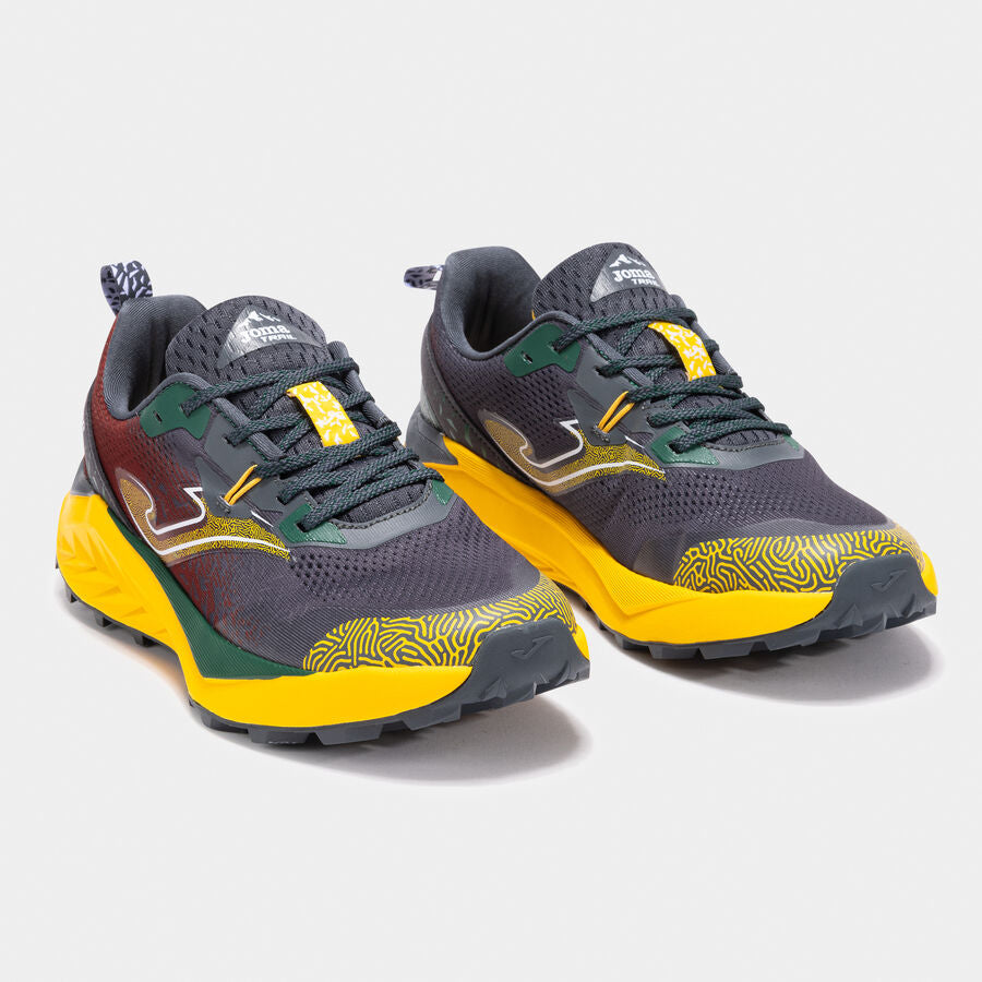 Zapatillas trail Tundra 25 hombre negro naranja