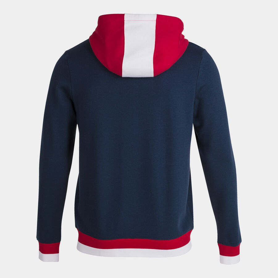 Chaqueta con capucha hombre Confort II marino rojo