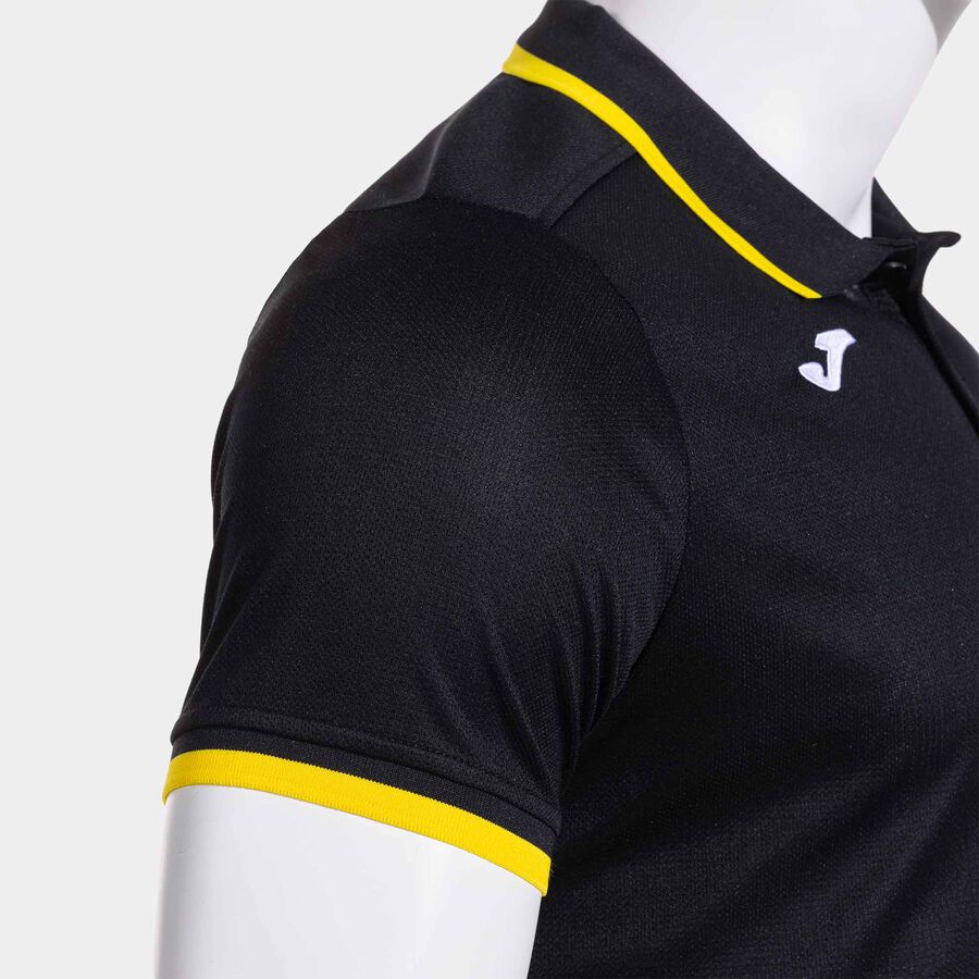 Polo manga corta hombre Combi Premium amarillo negro