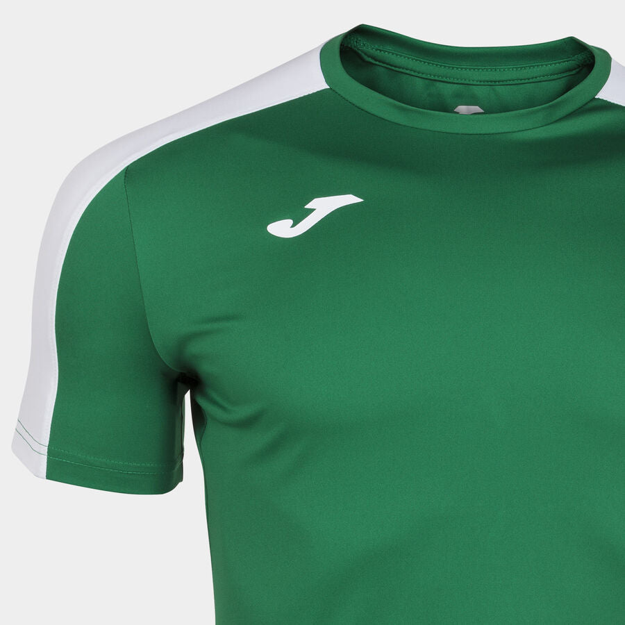 Camiseta manga corta hombre Academy III verde blanco