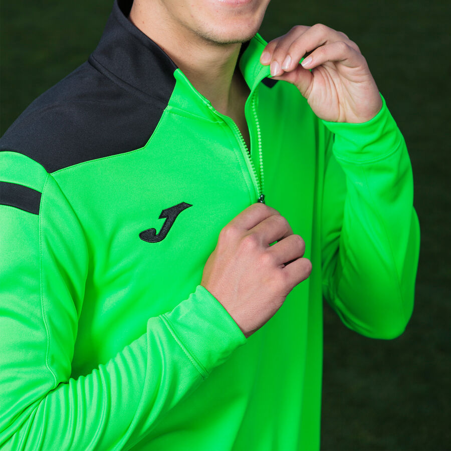 Sudadera hombre Championship VI verde flúor negro