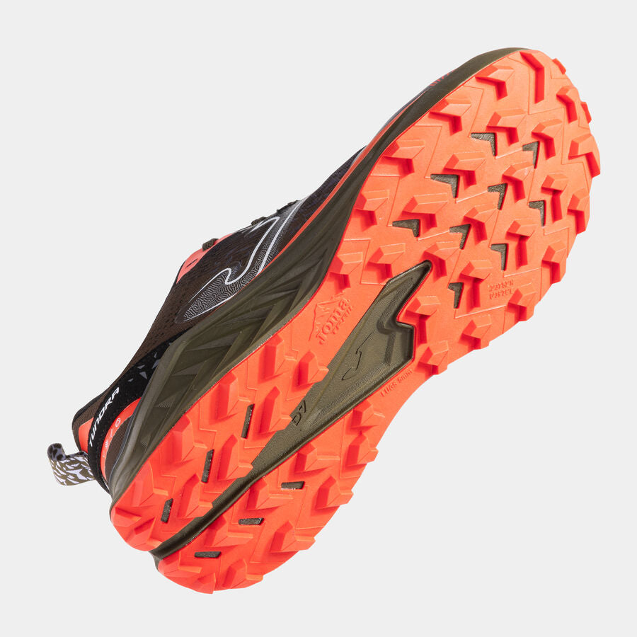 Zapatillas trail Tundra 25 hombre negro naranja