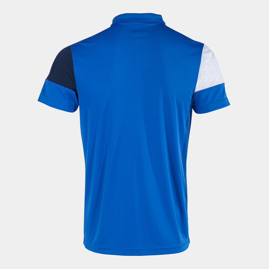 Polo manga corta hombre Crew V rojo marino