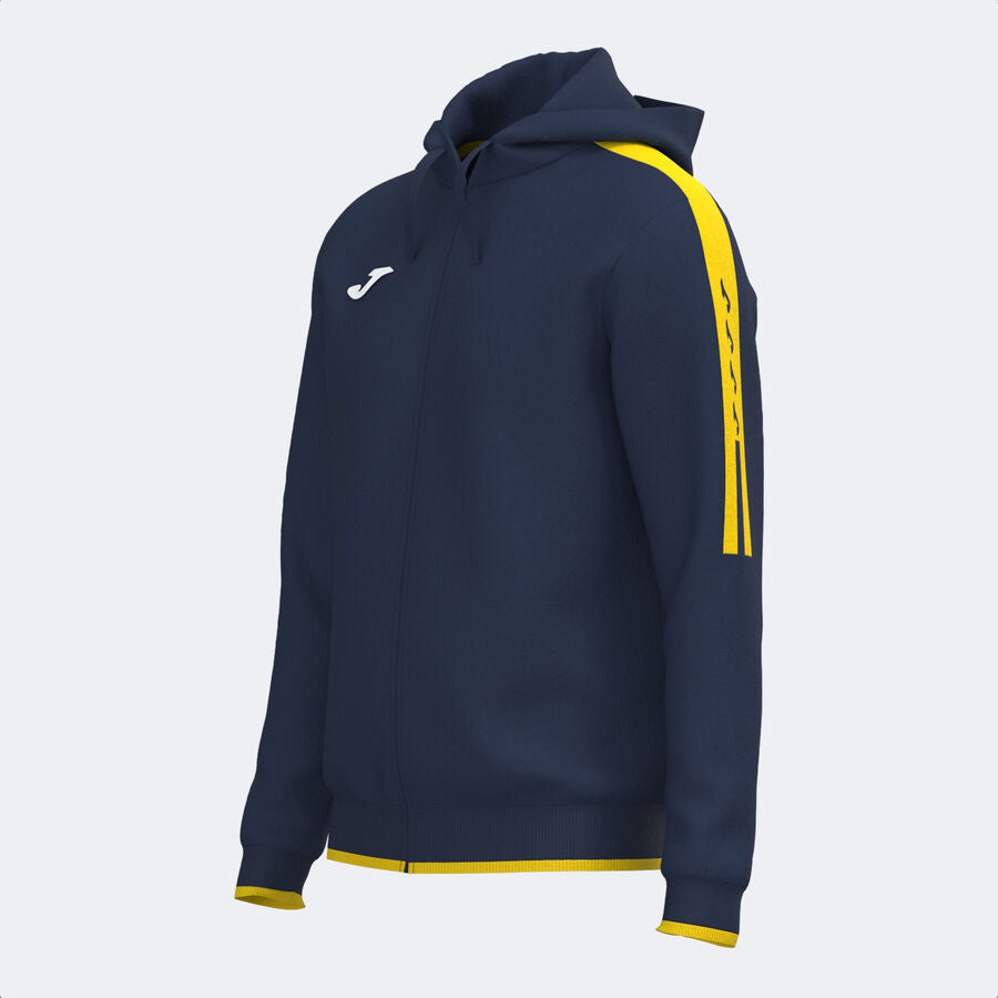Chaqueta con capucha hombre Olimpiada gris melange negro