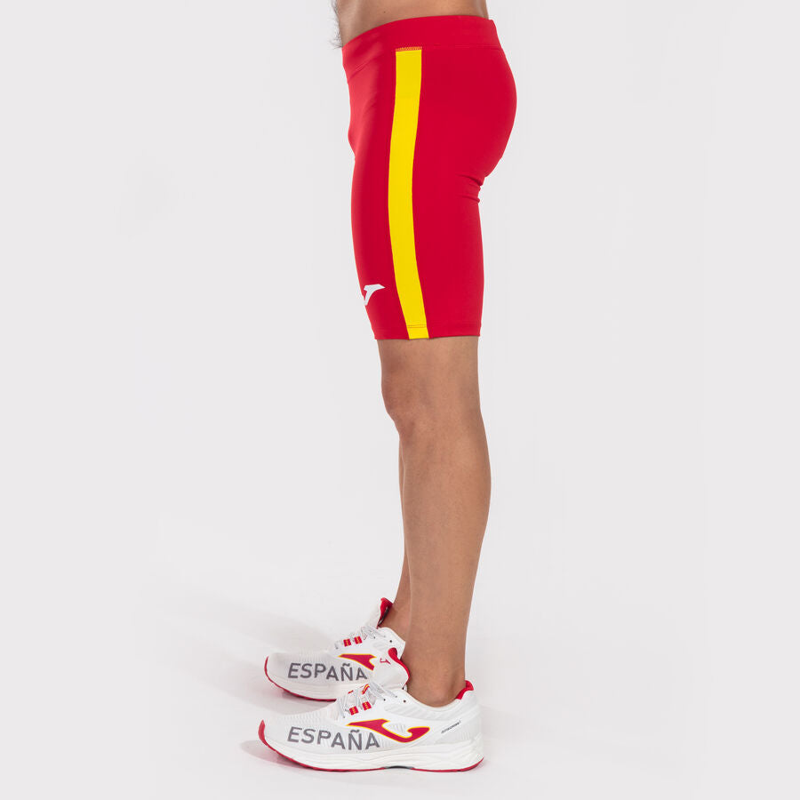Mallas cortas hombre Elite VII rojo amarillo