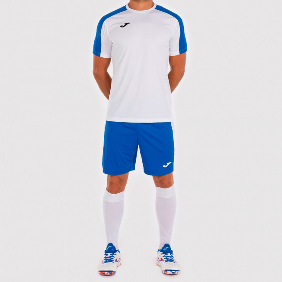 Camiseta manga corta hombre Academy III verde blanco
