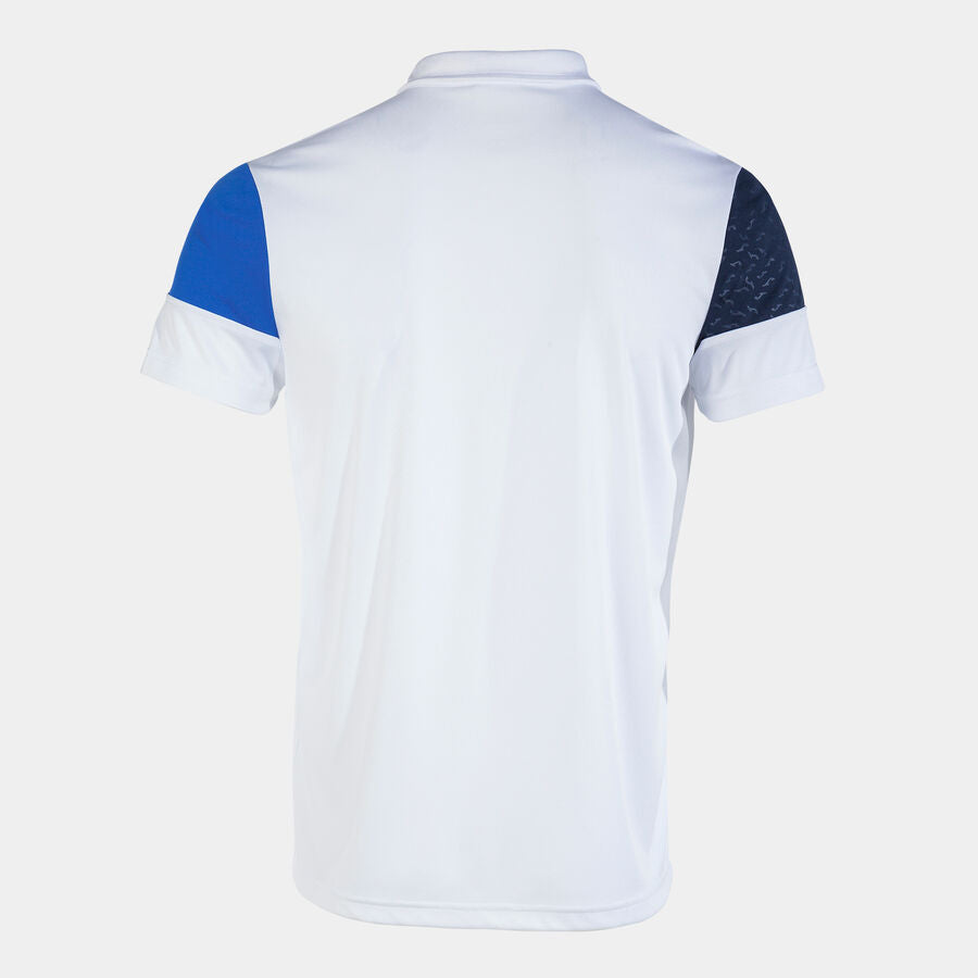 Polo manga corta hombre Crew V rojo marino