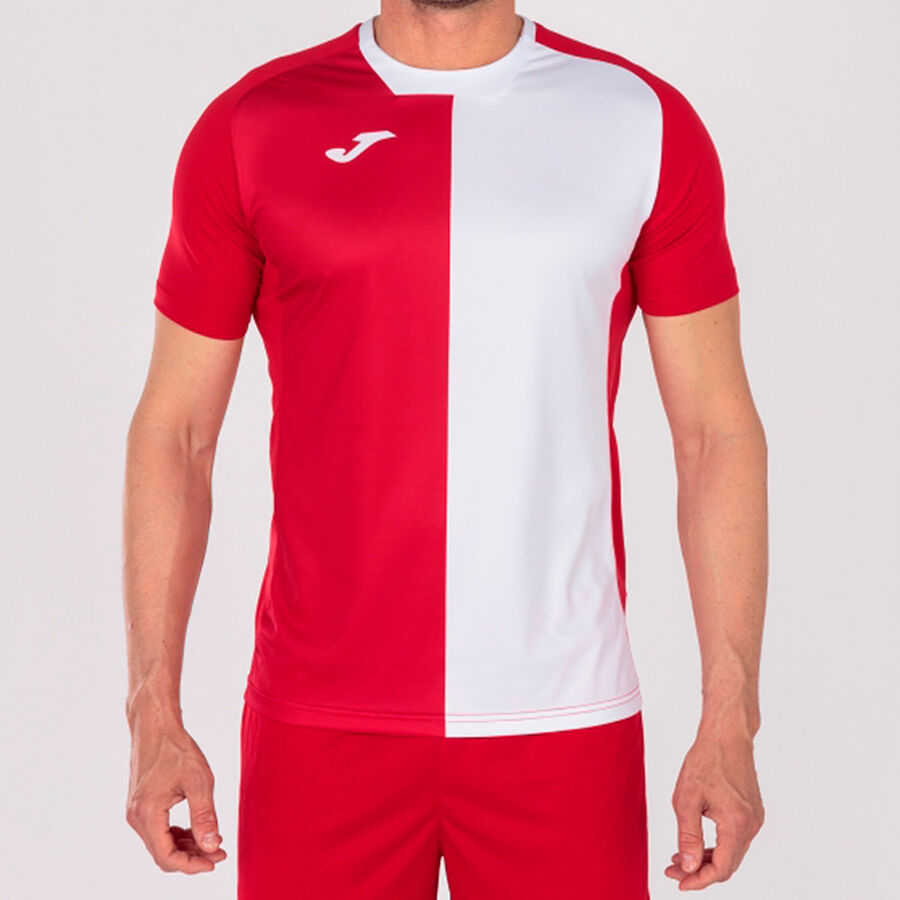 Camiseta manga corta hombre City marino rojo
