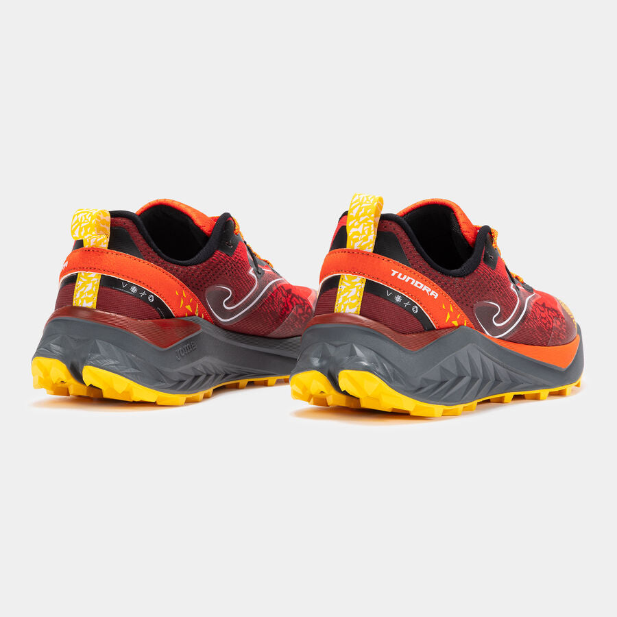 Zapatillas trail Tundra 25 hombre negro naranja