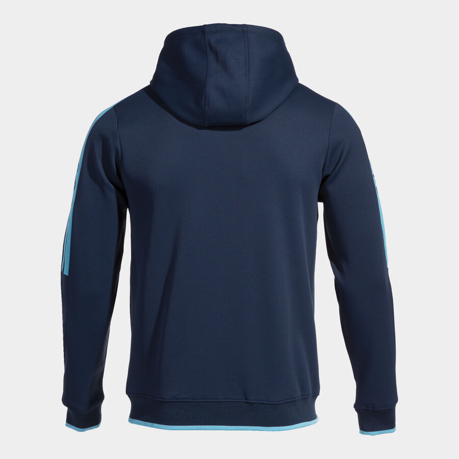 Chaqueta con capucha hombre Olimpiada gris melange negro