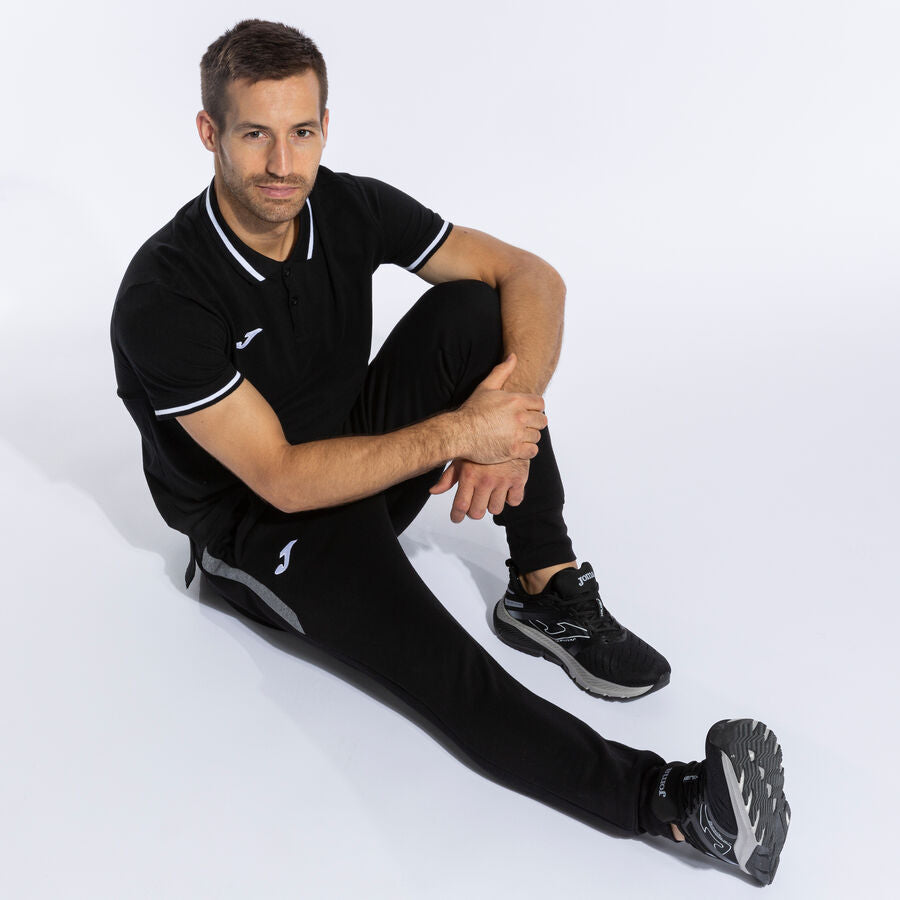 Polo manga corta hombre Confort II burdeos