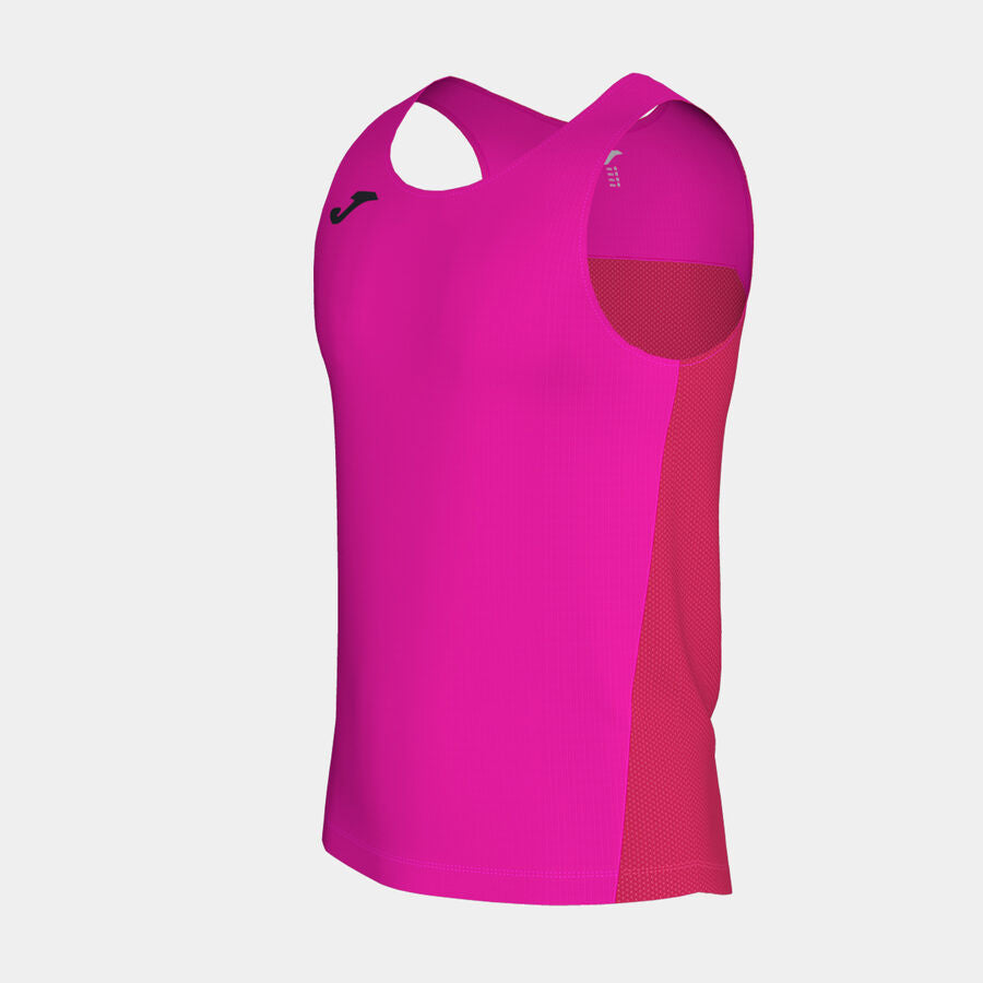 Camiseta tirantes hombre R-Winner rosa flúor