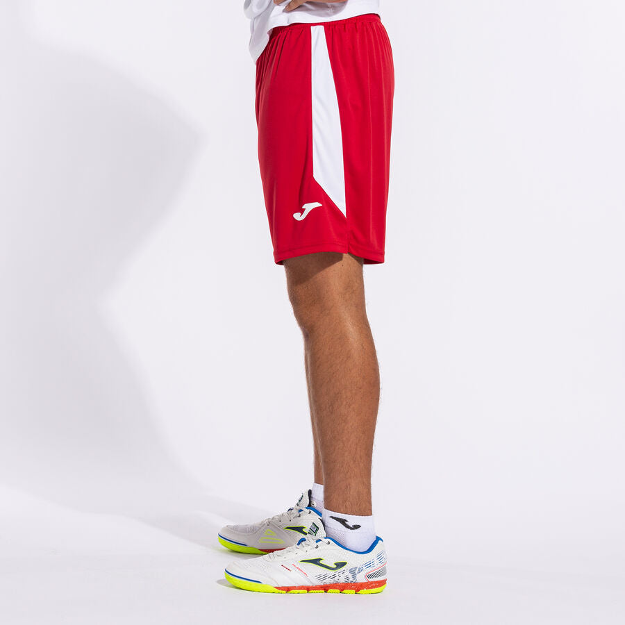 Short hombre Glasgow rojo blanco