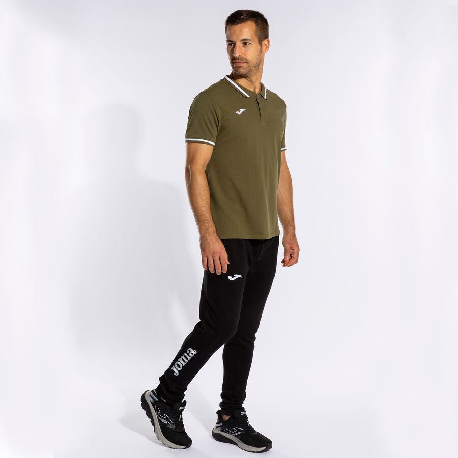 Polo manga corta hombre Confort II burdeos