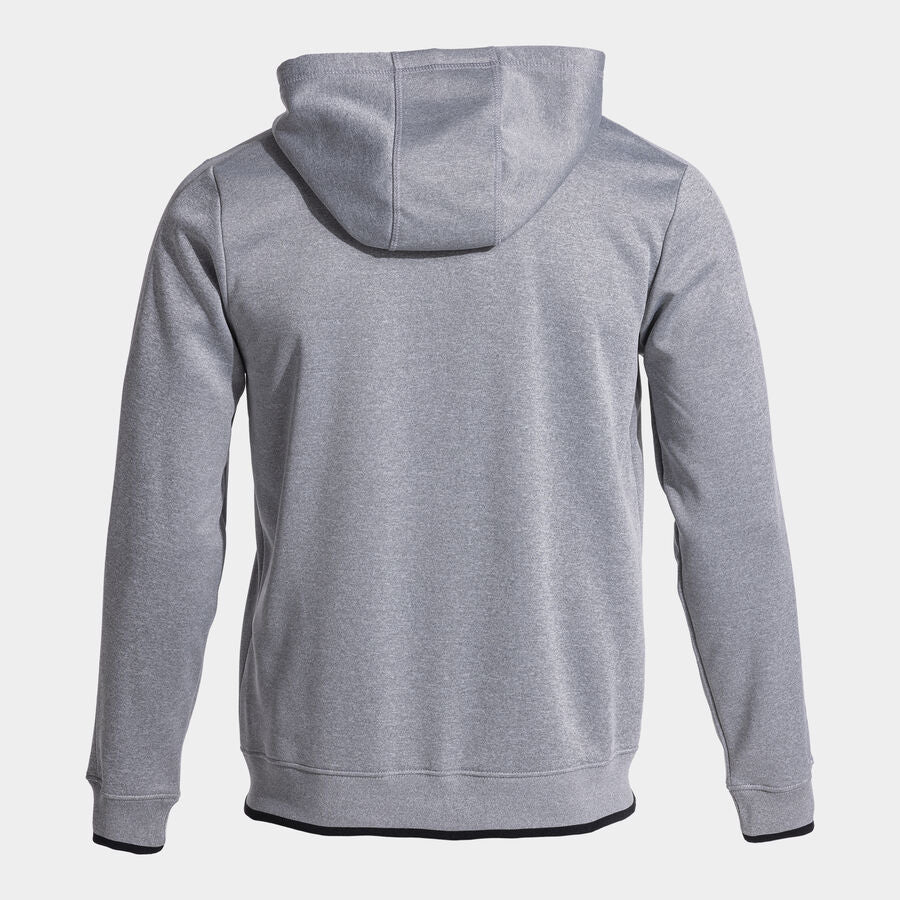 Chaqueta con capucha hombre Olimpiada gris melange negro