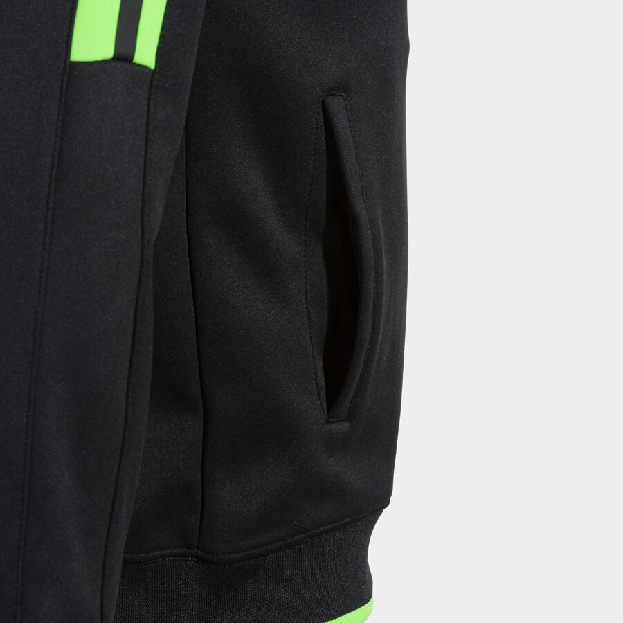 Chaqueta con capucha hombre Olimpiada gris melange negro