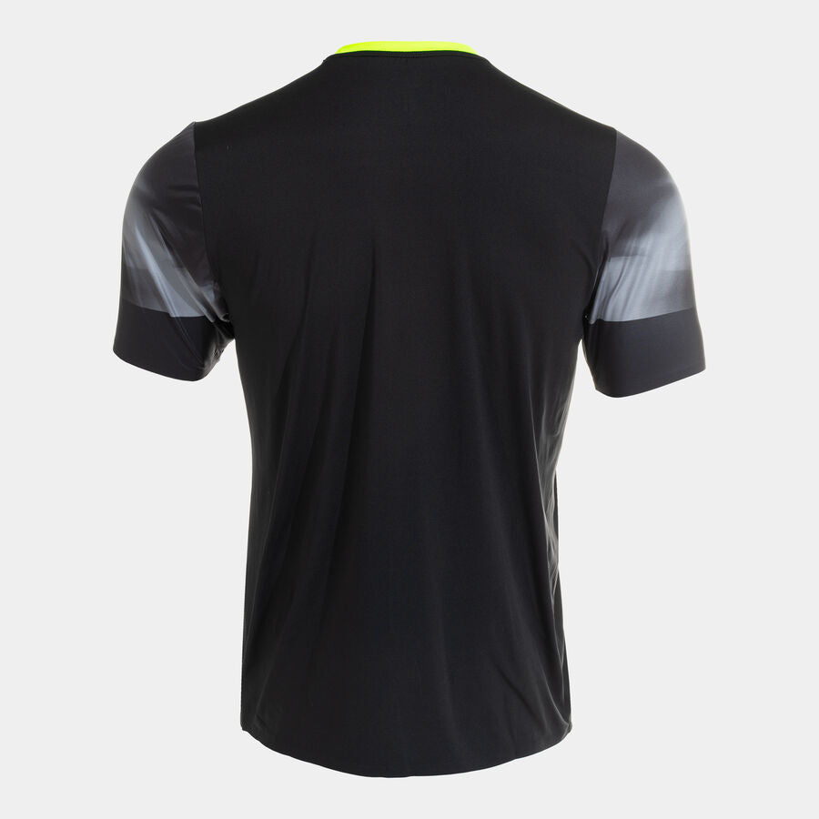 Camiseta manga corta hombre Elite XI negro amarillo flúor