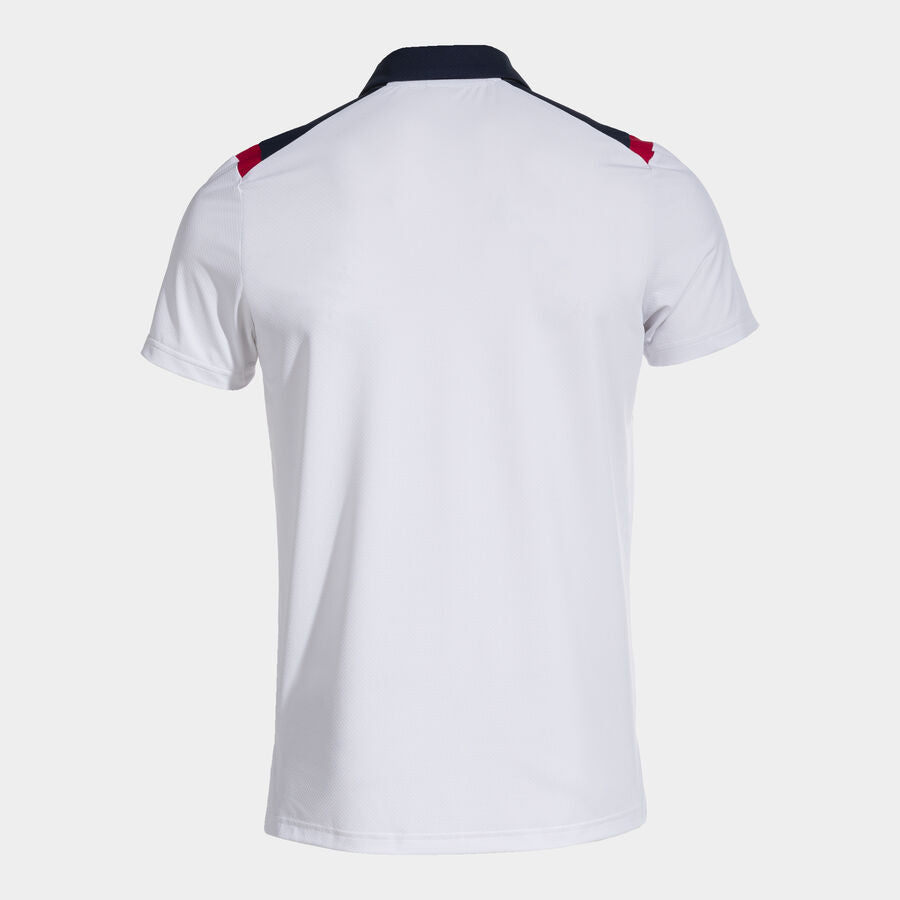 Polo manga corta hombre Toledo blanco marino