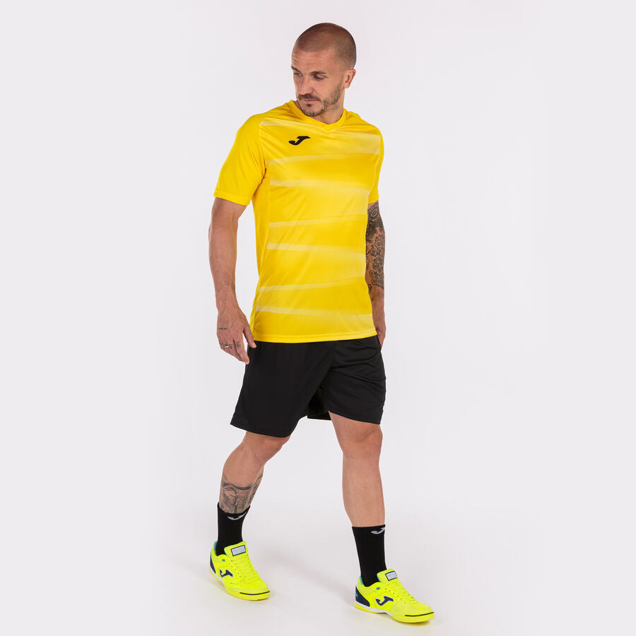 Camiseta manga corta hombre Grafity II amarillo