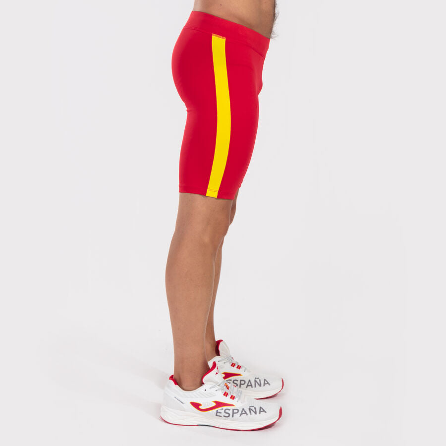 Mallas cortas hombre Elite VII rojo amarillo