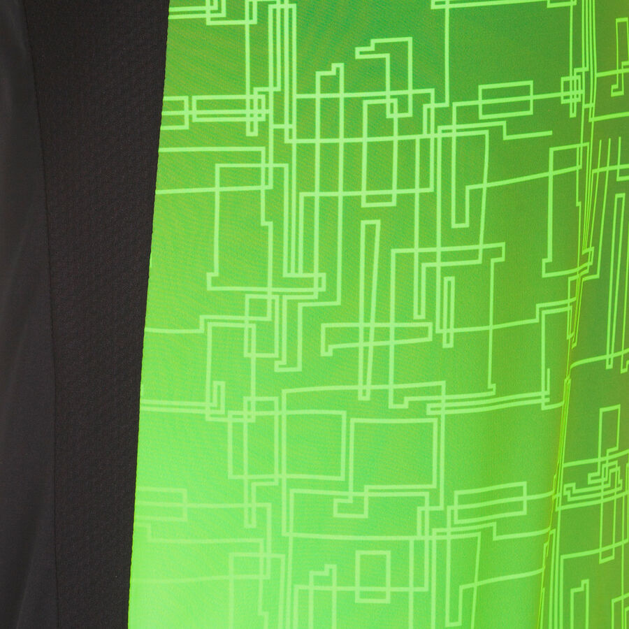 Camiseta manga corta hombre Elite VIII marino amarillo flúor
