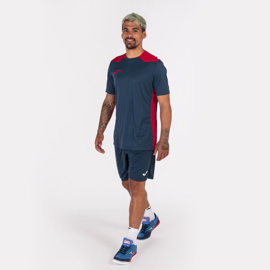 Camiseta manga corta hombre Championship VI blanco gris