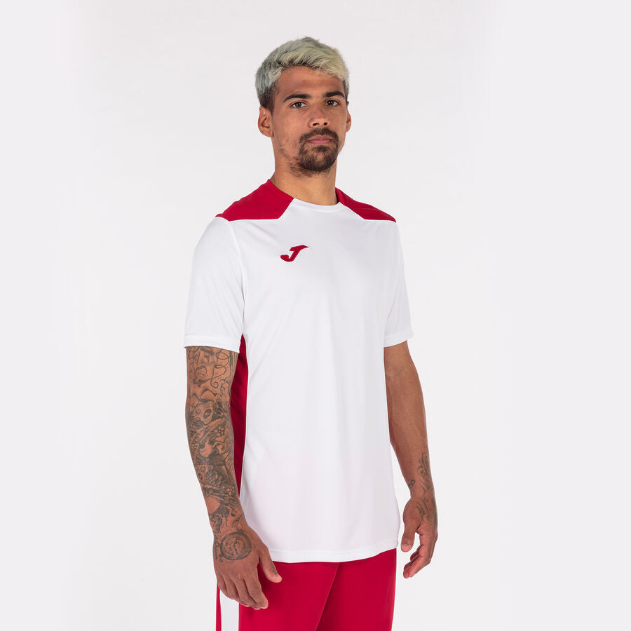 Camiseta manga corta hombre Championship VI blanco gris