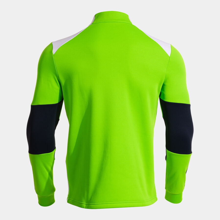 Sudadera hombre Danubio turquesa flúor negro