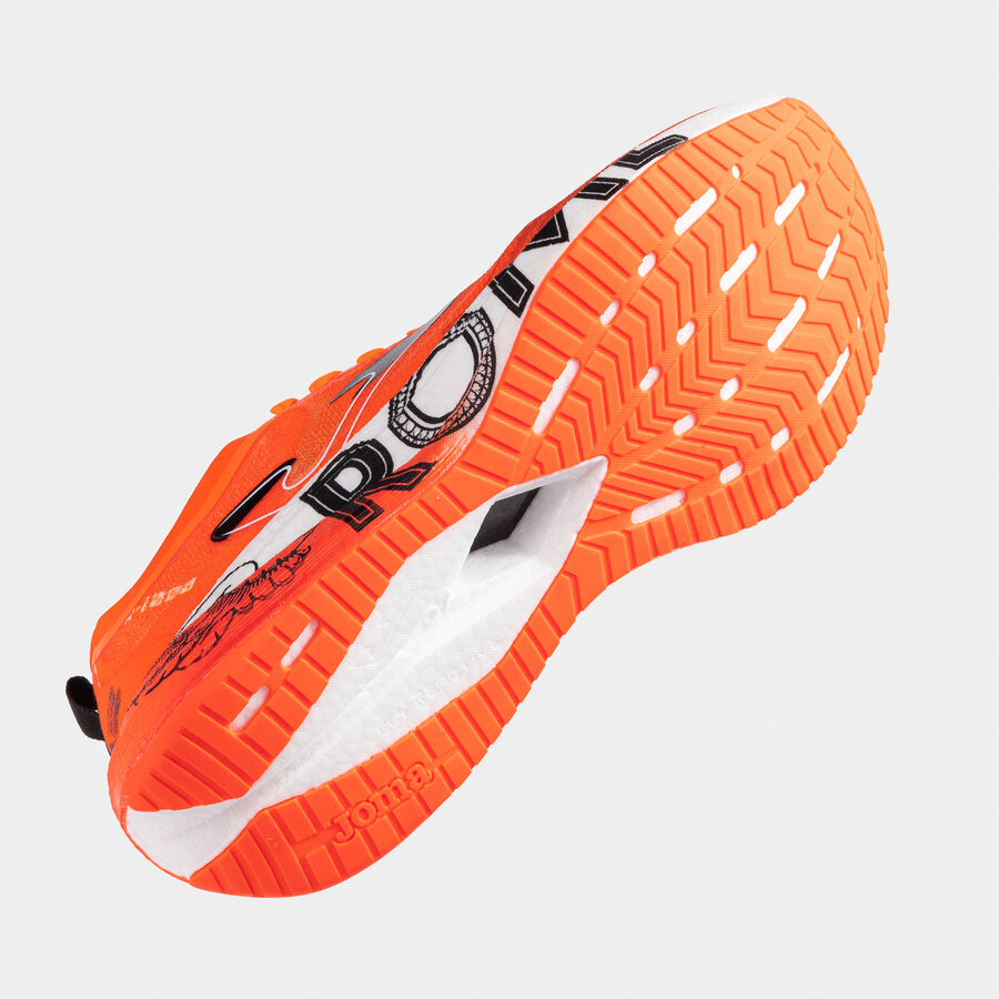 Zapatillas running R1000 25 Maratón De Roma unisex naranja