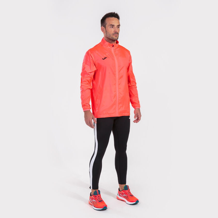 Cortavientos hombre Elite VII coral flúor