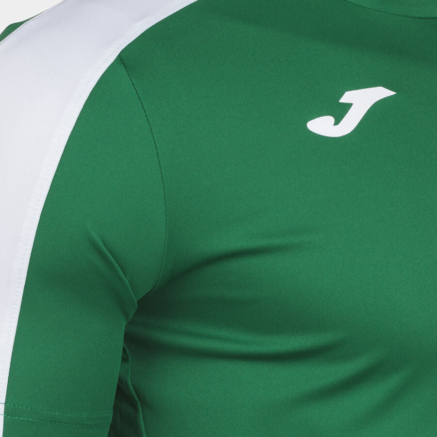 Camiseta manga corta hombre Academy III verde blanco