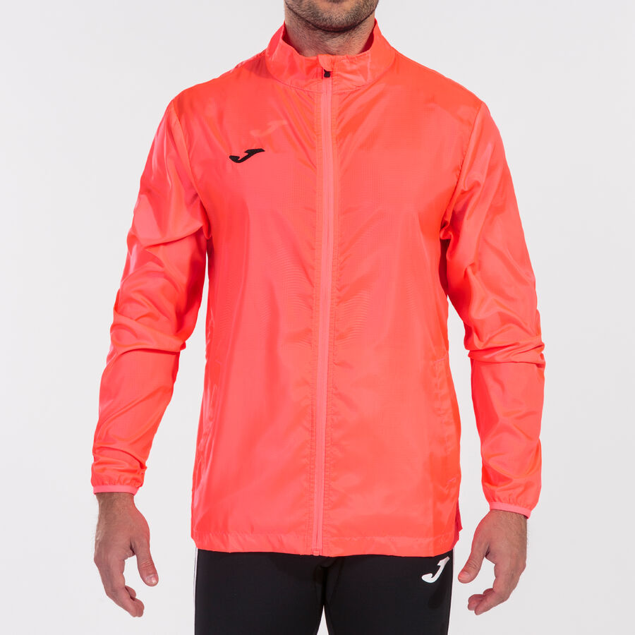 Cortavientos hombre Elite VII coral flúor