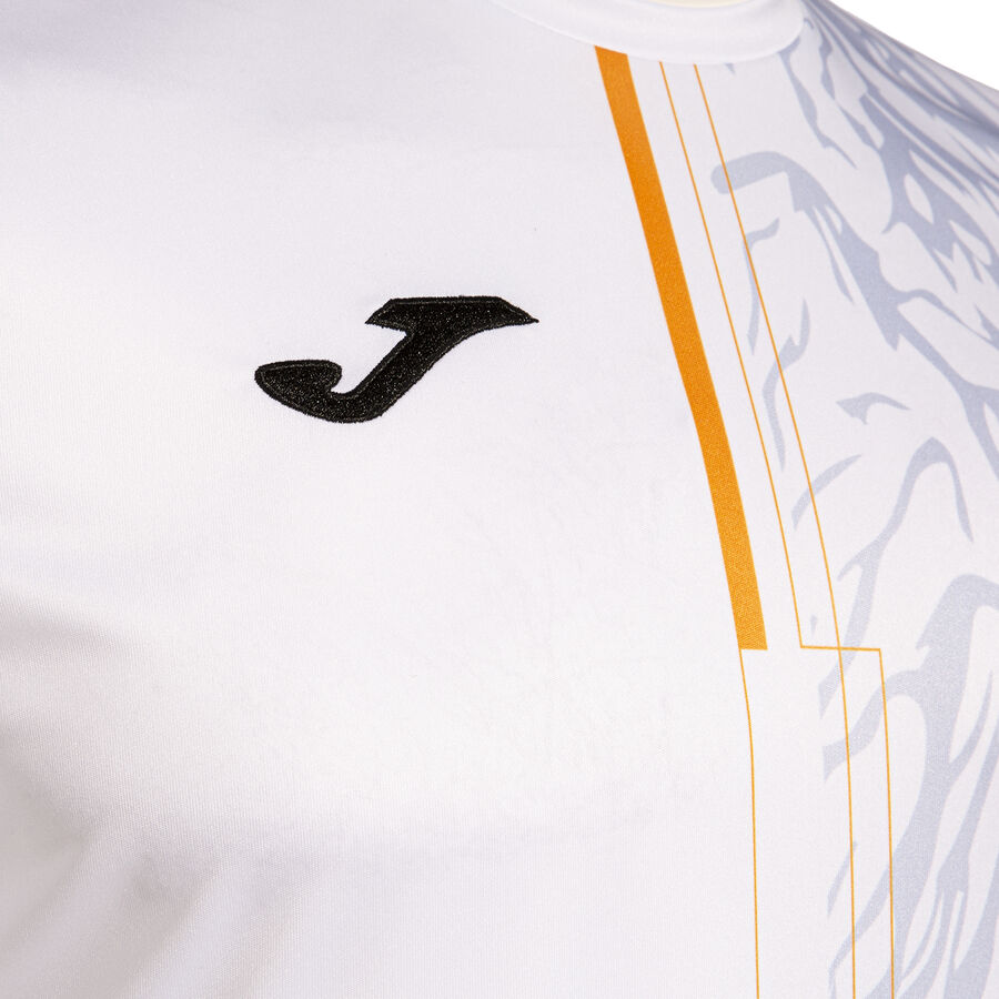 Camiseta manga corta hombre Pro team blanco celeste